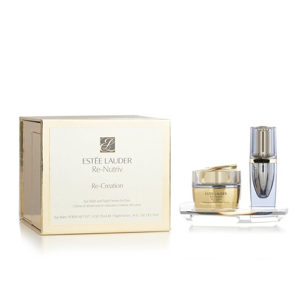 Estée Lauder Re-Nutriv RE-CREATION EYE BALM AND NIGHT SERUM for Eyes NIB